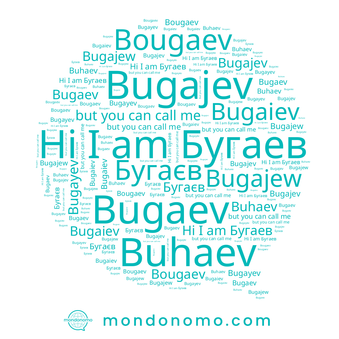 name Buhaev, name Bugajev, name Bougaev, name Бугаєв, name Бугаев, name Bugayev, name Bugaev