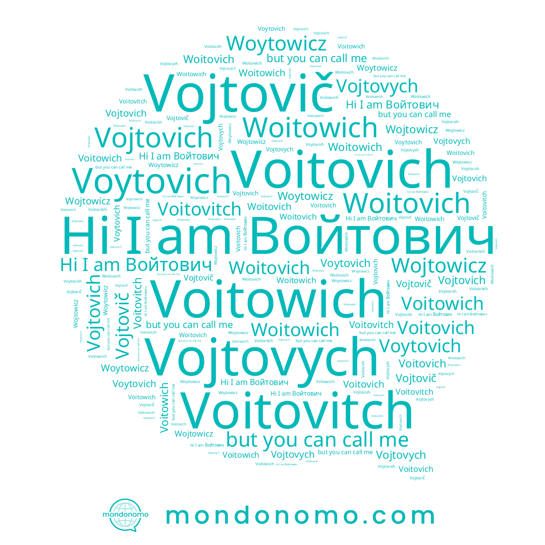 name Voitovich, name Vojtovič, name Woitowich, name Woytowicz, name Woitovich, name Voitowich, name Войтович, name Vojtovich, name Vojtovych, name Wojtowicz, name Voitovitch, name Voytovich