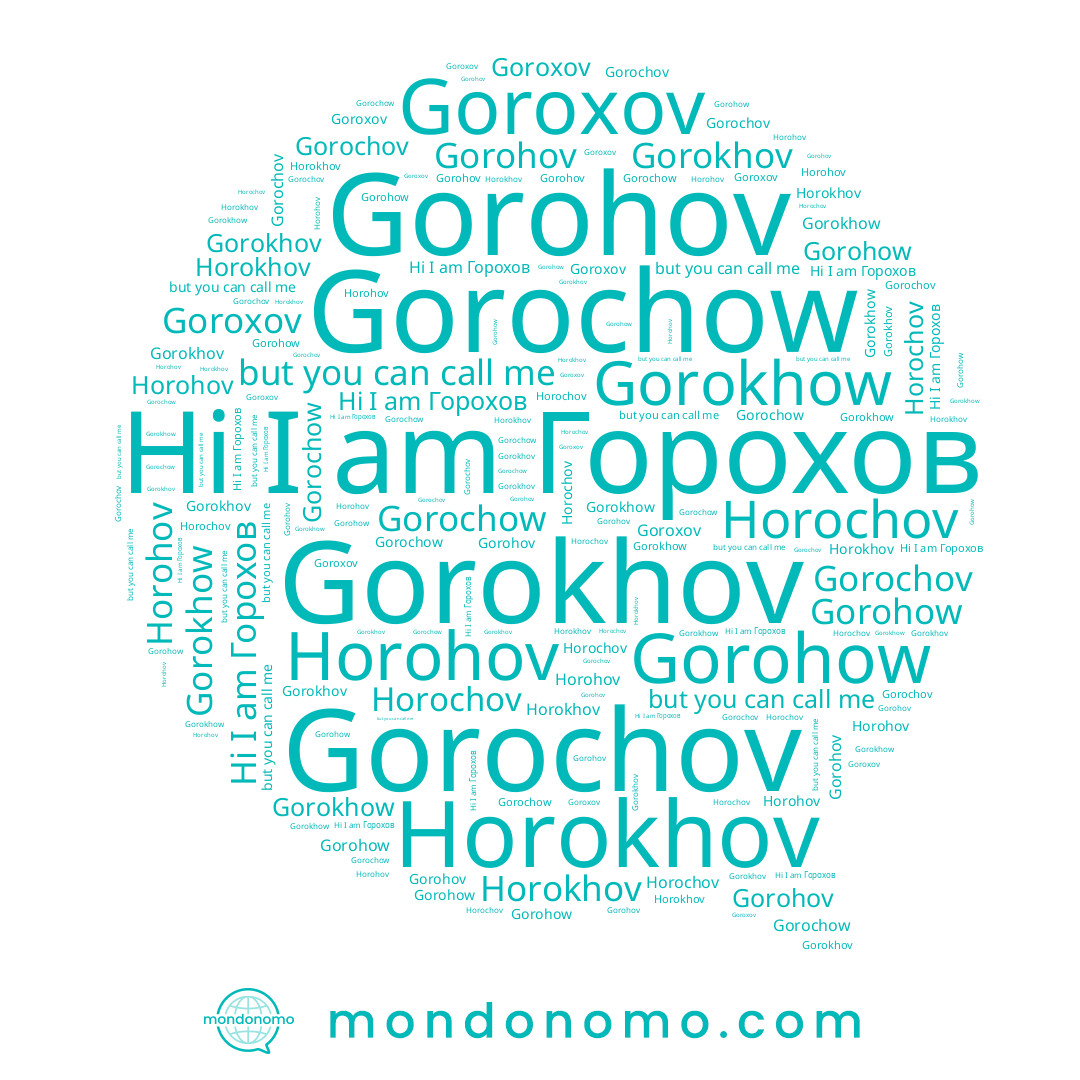name Gorokhow, name Gorokhov, name Goroxov, name Horochov, name Gorohow, name Gorochow, name Horohov, name Gorochov, name Horokhov, name Горохов, name Gorohov