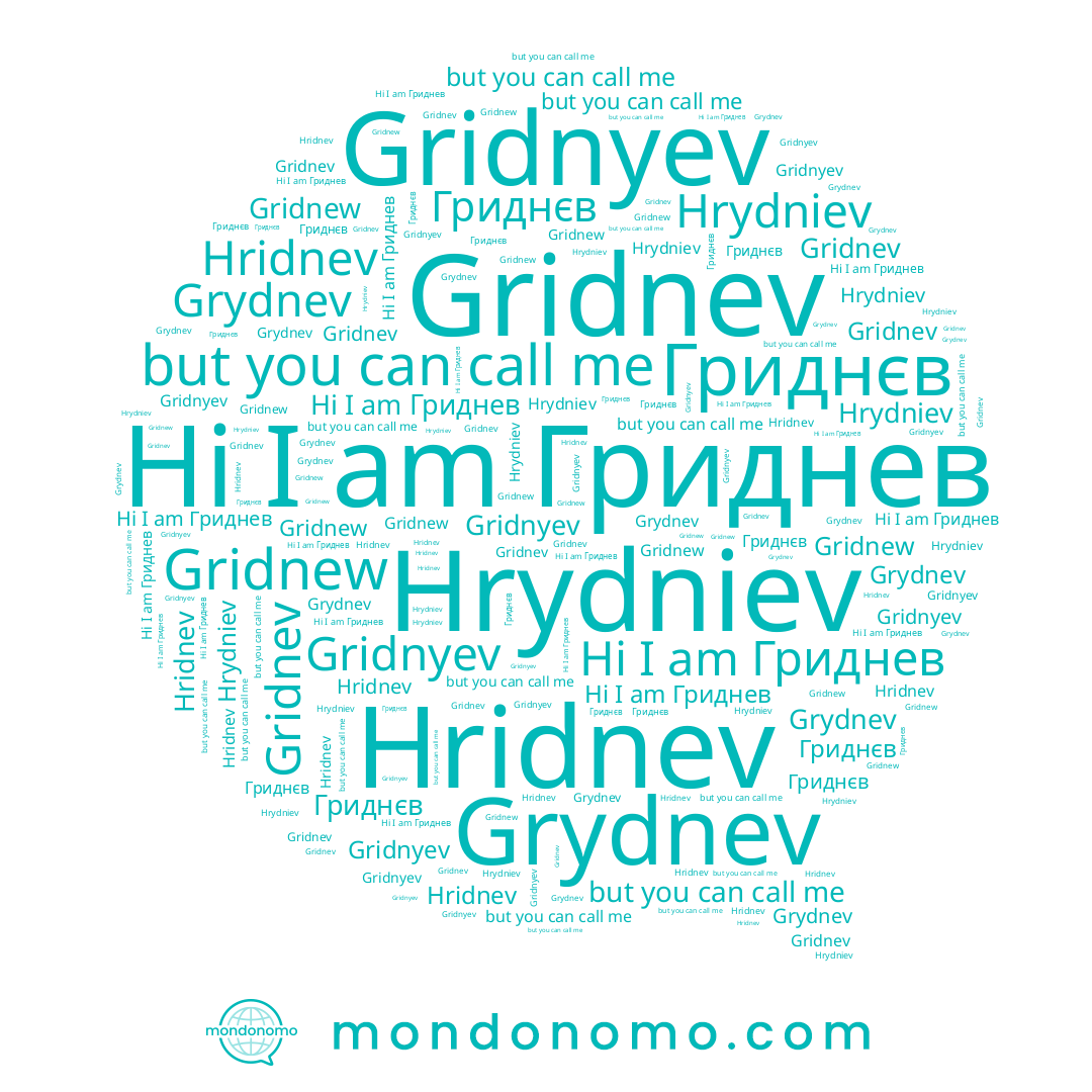 name Hrydniev, name Гриднєв, name Gridnev, name Гриднев, name Hridnev, name Gridnew, name Grydnev, name Gridnyev