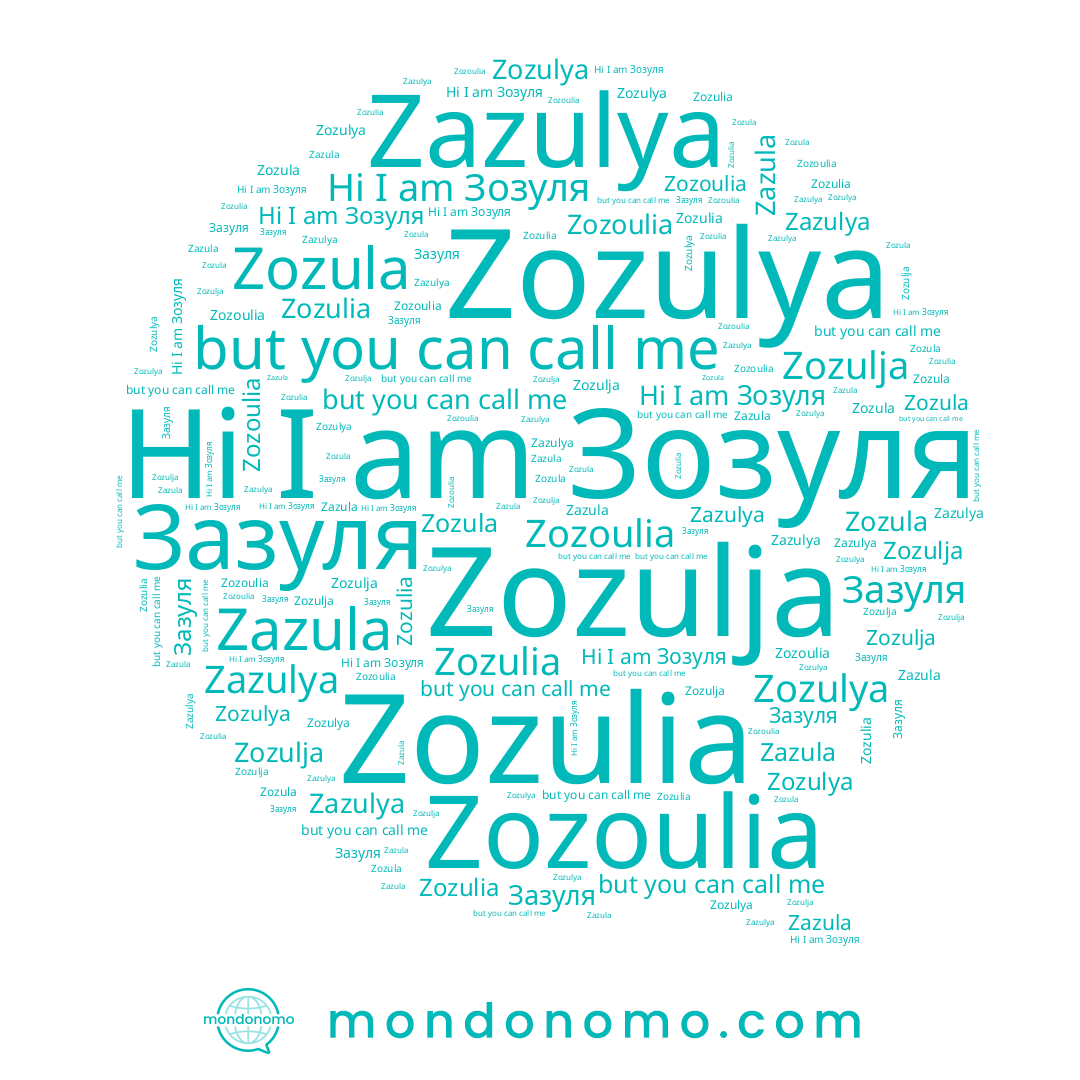 name Зазуля, name Zazulya, name Зозуля, name Zozula, name Zozulya, name Zazula, name Zozulja, name Zozoulia, name Zozulia
