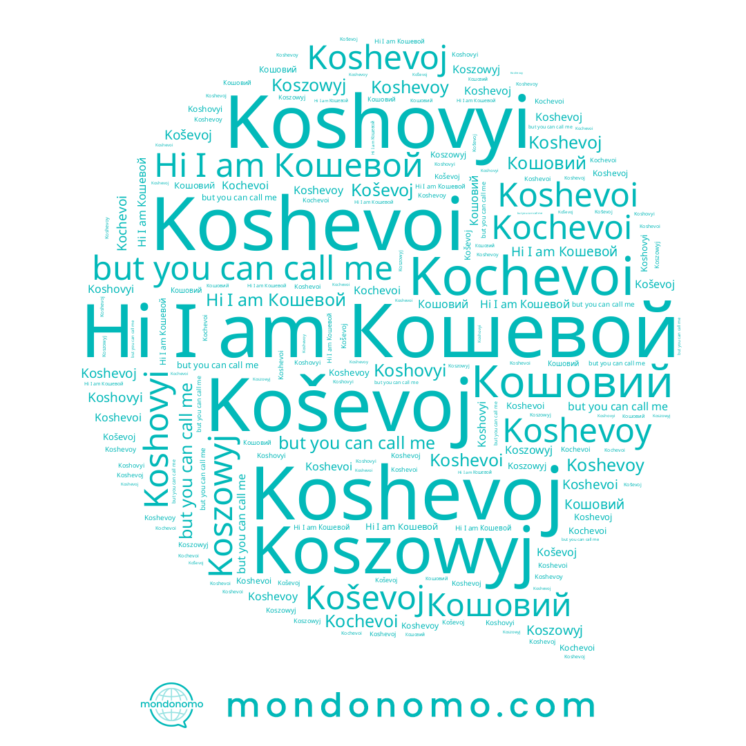 name Koshevoy, name Кошовий, name Koshevoi, name Koshovyi, name Koshevoj, name Кошевой, name Koševoj, name Kochevoi, name Koszowyj