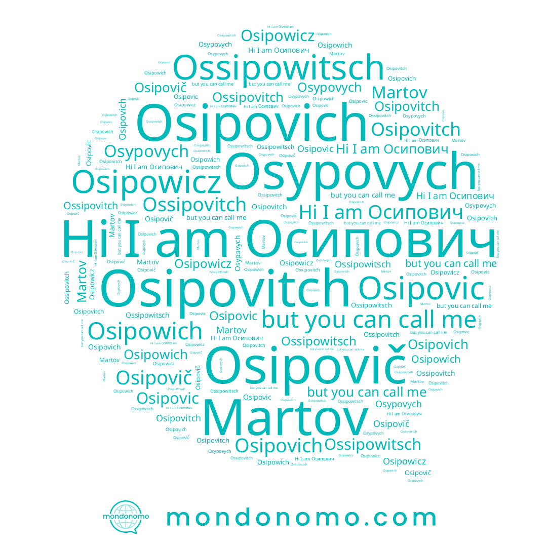 name Ossipowitsch, name Osipovich, name Осипович, name Osipovitch, name Osipowich, name Martov, name Ossipovitch, name Osypovych