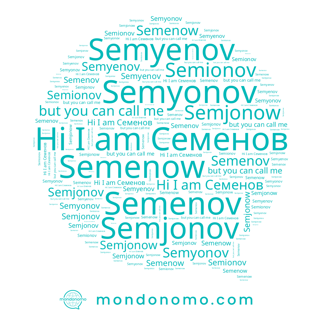 name Semenov, name Semyonov, name Semyenov, name Semenow, name Semjonov, name Семенов