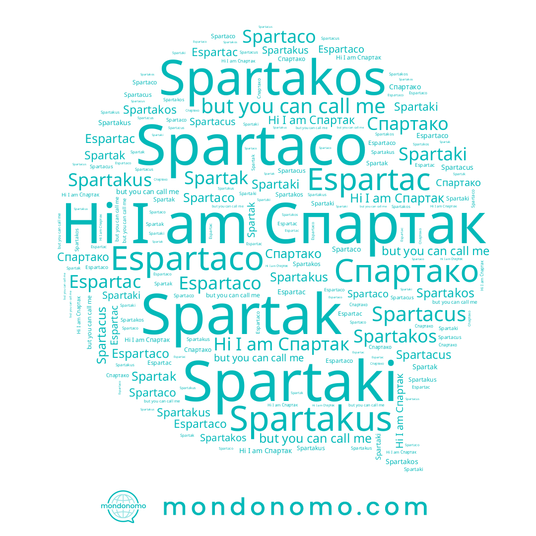 name Espartaco, name Spartakus, name Спартак, name Spartakos, name Spartaki, name Spartacus, name Спартако, name Espartac, name Spartaco