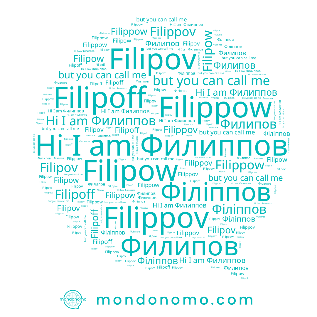 name Filipov, name Filippow, name Filippov, name Філіппов, name Filipow, name Филиппов, name Filipoff, name Филипов