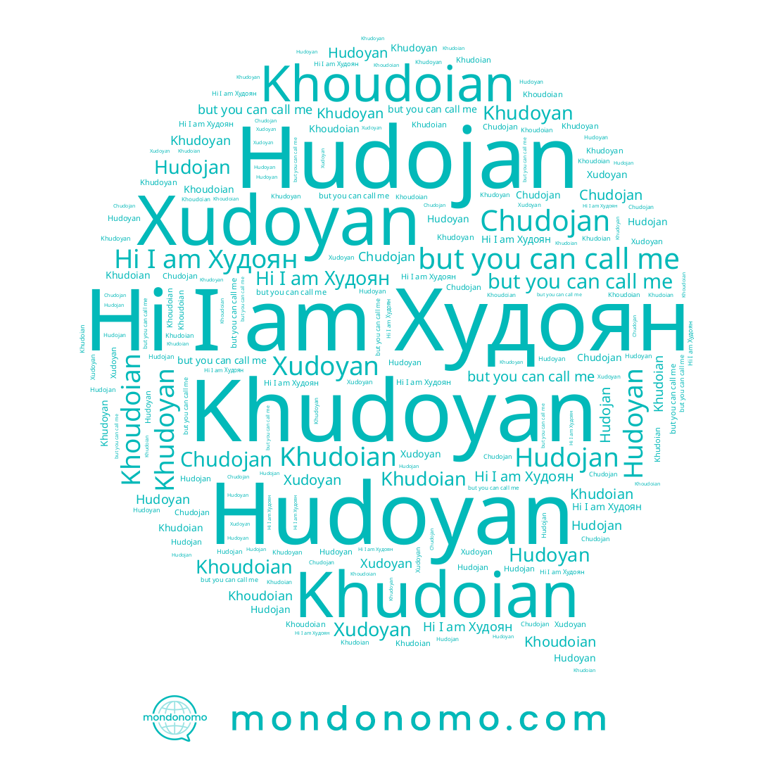 name Худоян, name Xudoyan, name Khudoian, name Hudoyan, name Hudojan, name Khudoyan, name Chudojan, name Khoudoian
