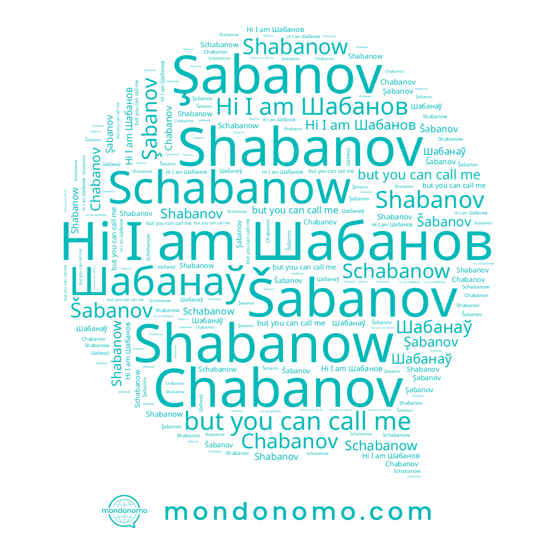 name Шабанаў, name Schabanow, name Shabanov, name Šabanov, name Shabanow, name Шабанов, name Chabanov