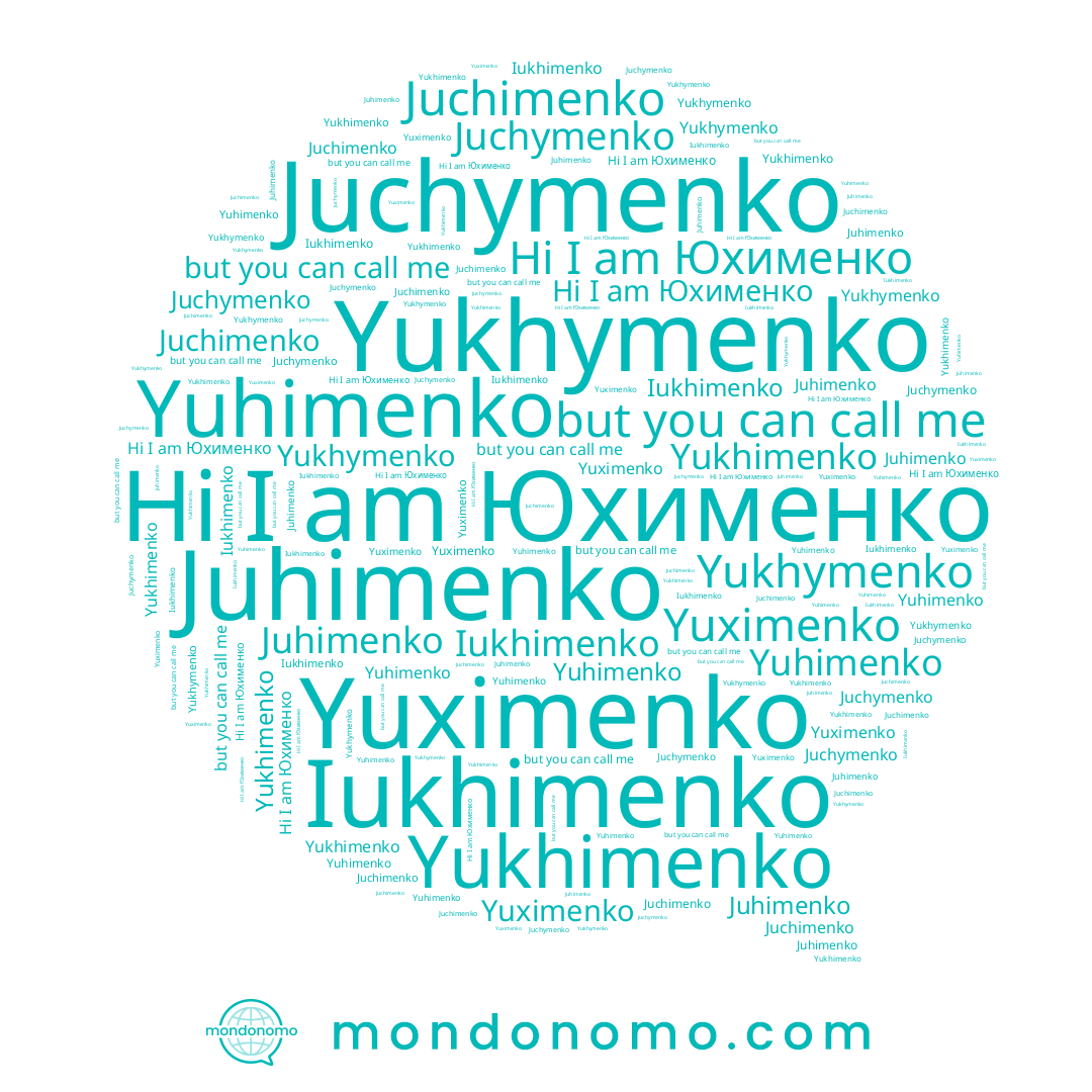 name Juchimenko, name Yuhimenko, name Юхименко, name Juhimenko, name Juchymenko, name Yukhymenko, name Yukhimenko, name Yuximenko