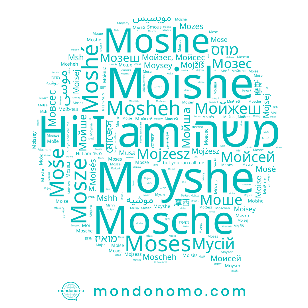name Moisej, name Mojżesz, name Moysen, name Mosheh, name Moisés, name Мовсес, name موسى, name Moïse, name 摩斯, name Moyshe, name M., name Моисей, name Mojsej, name Моше, name মোজেস, name Moishe, name Moisès, name Mosche, name مويسيس, name Mosze, name Мойзес, Мойсес, name משה, name Moi, name Moscheh, name Mshh, name Мойжеш, name Mavro, name Moses, name Мойсей, name Smous, name Мозеш, name Mojzesz, name מואיז, name מוזס, name Mose, name 摩西, name Moysey, name Mojžíš, name Moise, name Moisey, name Moše, name Mózes, name Mozes, name Musa, name Мойша, name Moshe, name موشيه, name Мойше, name Mosè, name Moisei, name Мозес, name Moshé, name Мусій