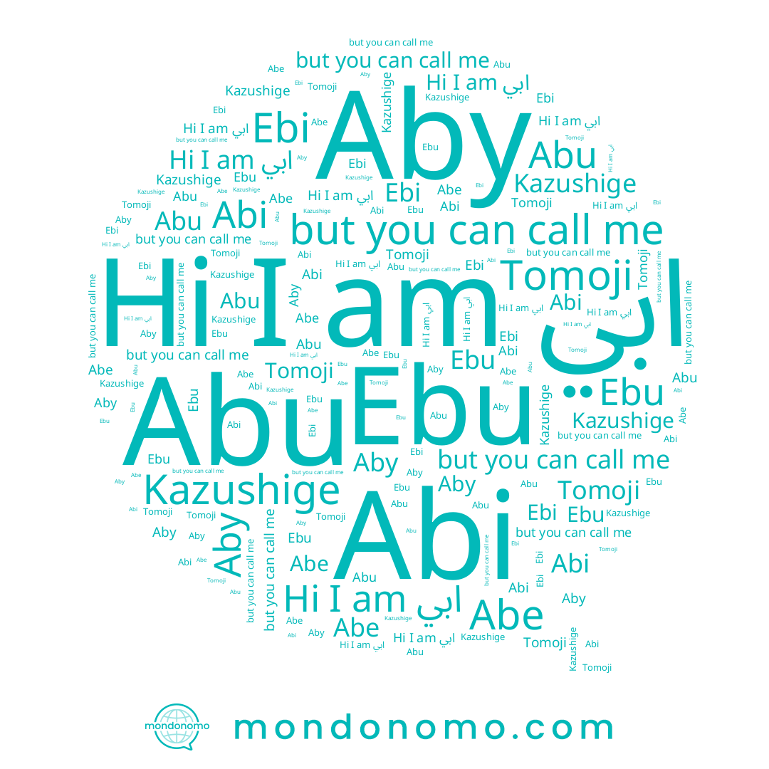 name Abi, name Kazushige, name Abe, name Ebi, name Tomoji, name ابي, name Aby, name Abu