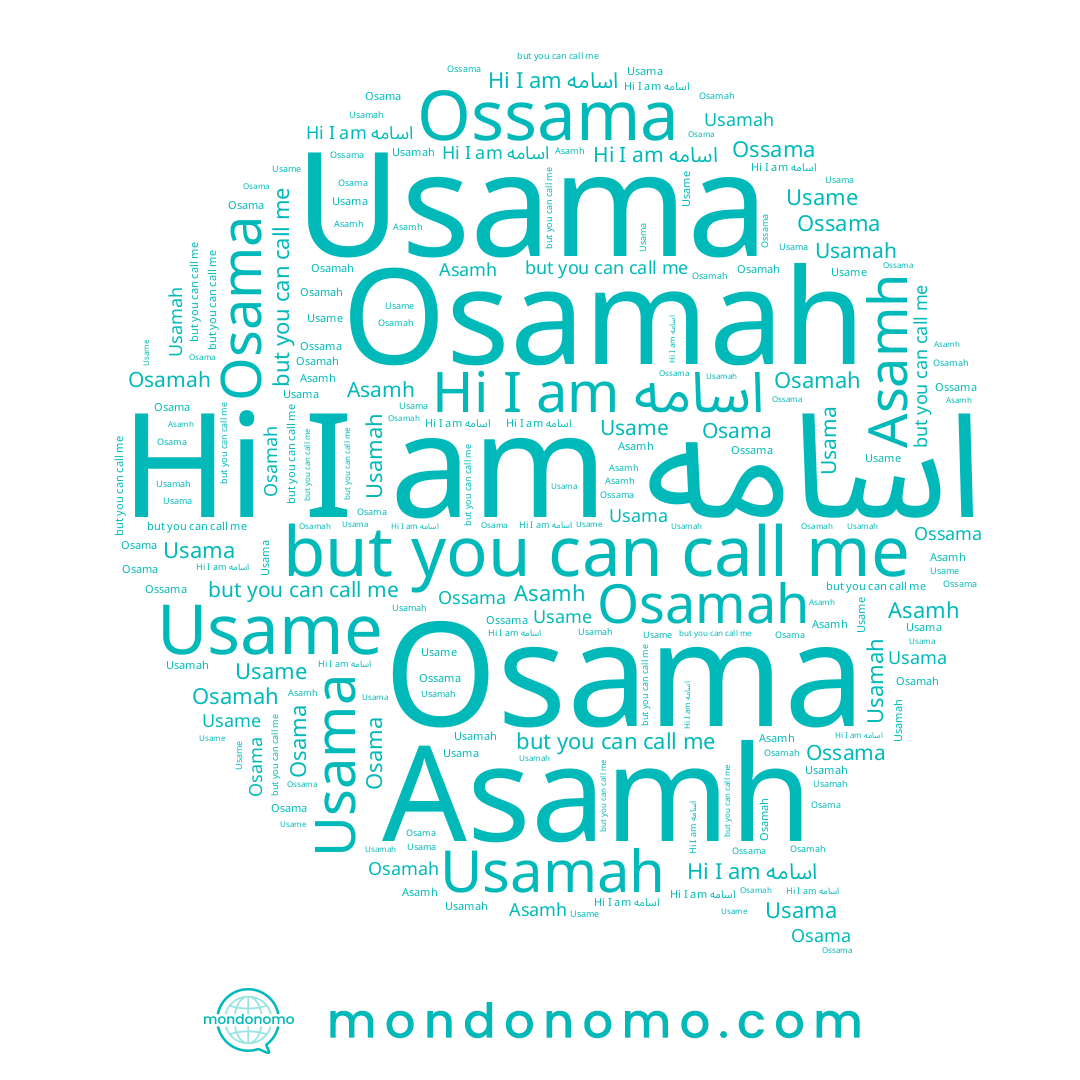 name Usamah, name اسامه, name Usama, name Osamah, name Asamh, name Ossama, name Osama, name Usame