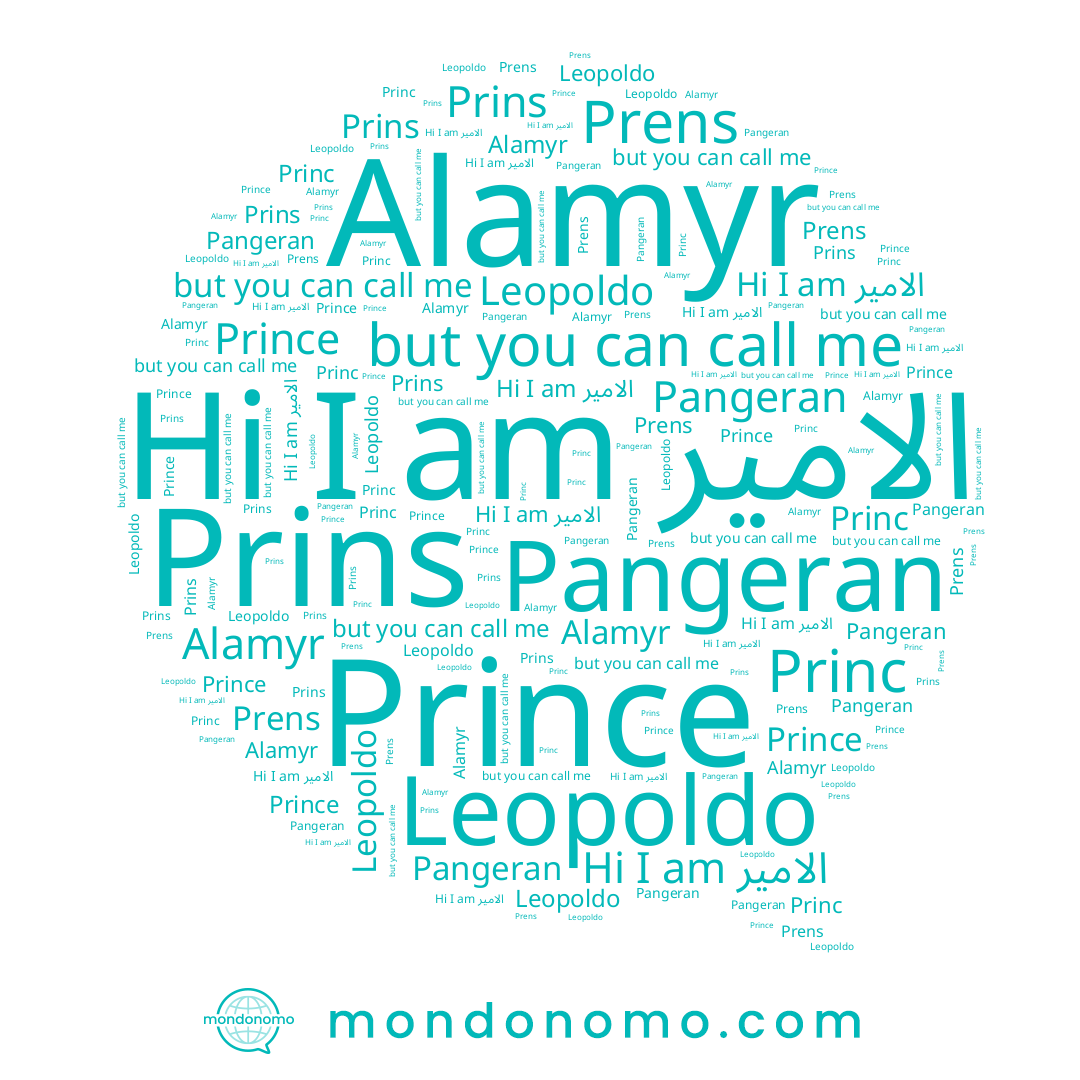 name Leopoldo, name Princ, name Alamyr, name Prens, name Prins, name Pangeran, name Prince, name الامير