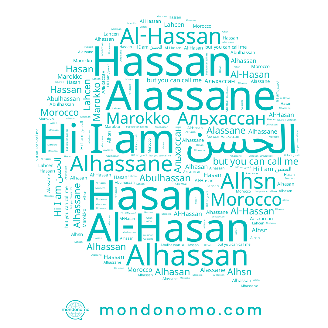name Alassane, name Альхассан, name Al-Hasan, name Morocco, name Alhassan, name Al-Hassan, name Hasan, name Alhasan, name الحسن, name Alhassane, name Abulhassan, name Lahcen, name Hassan