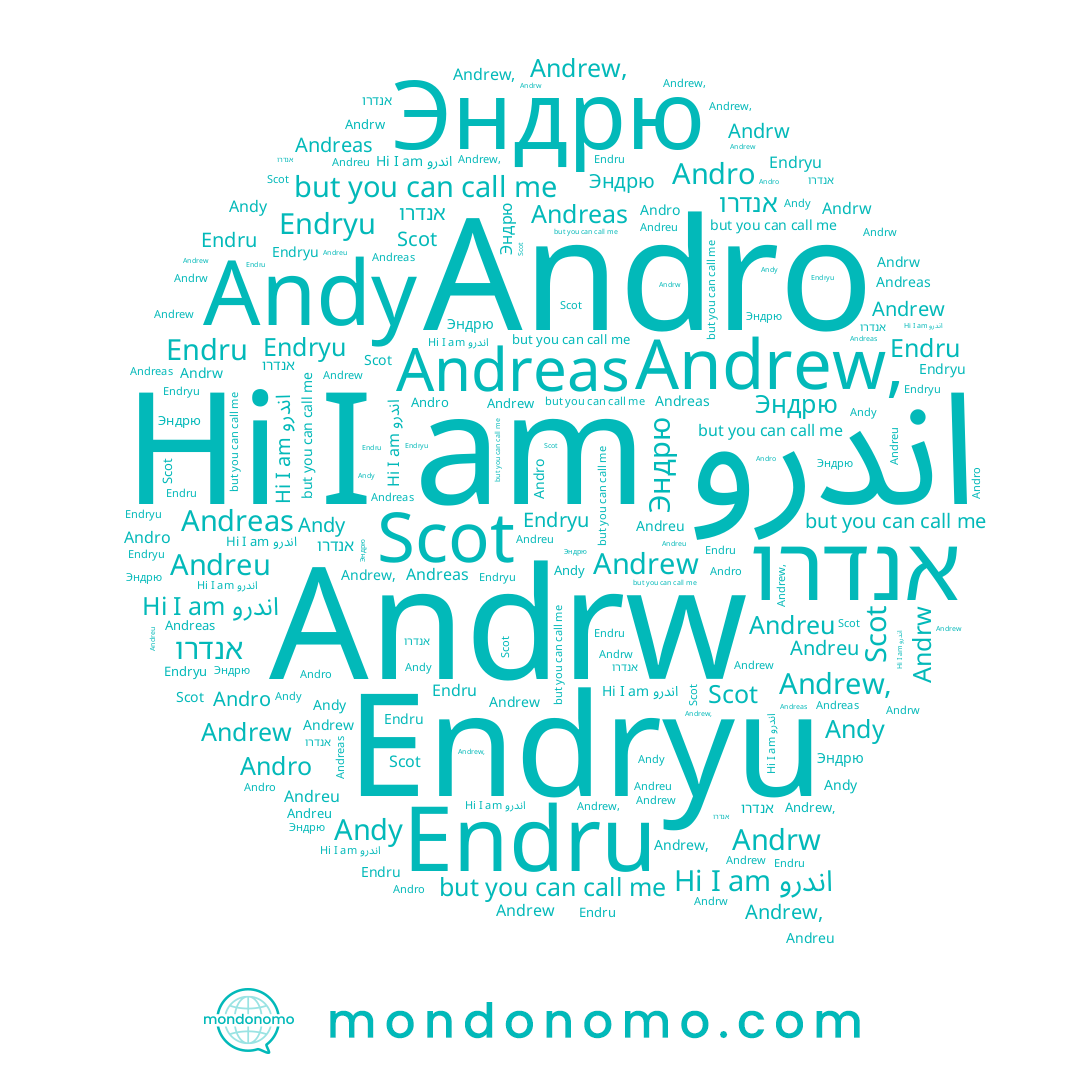 name Endryu, name Эндрю, name اندرو, name Endru, name Andreu, name Scot, name Andreas, name Andy, name Andrew, name Andro, name אנדרו