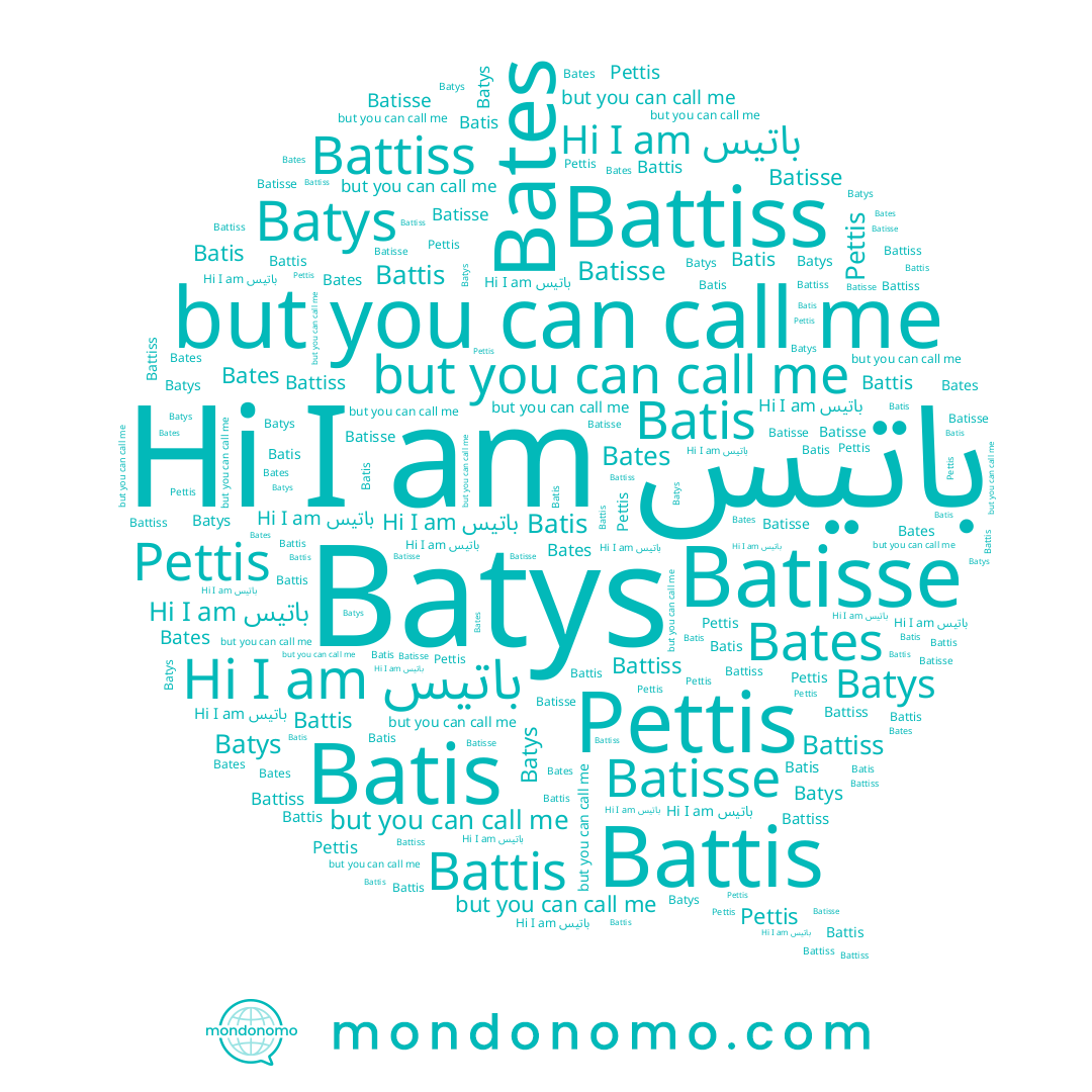 name باتيس, name Bates, name Batis, name Battis, name Battiss, name Batisse, name Pettis