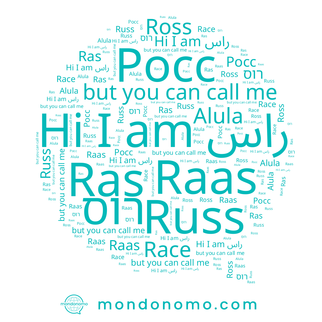 name Russ, name Race, name Raas, name راس, name רוס, name Росс, name Alula, name Ross, name Ras