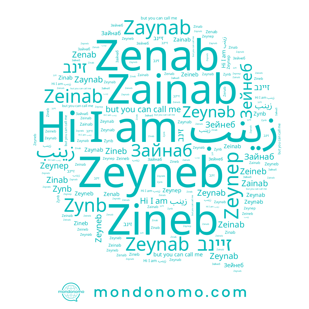 name Zainab, name Zeyneb, name Зейнеб, name Zinab, name זינב, name Zeinab, name Зайнаб, name Zenab, name Zenb, name Zineb, name زینب, name Zeineb, name Zeynep, name זיינב, name Zeynab, name Zynb, name Zeynəb, name زينب, name Zaynab
