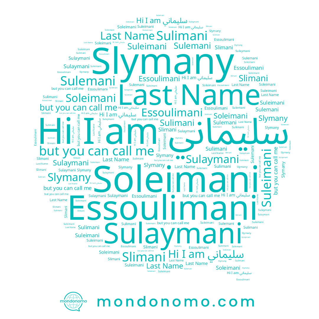name سليماني, name Slymany, name Soleimani, name Sulimani, name Sulemani, name Suleimani, name Last Name, name Slimani, name Sulaymani, name Essoulimani