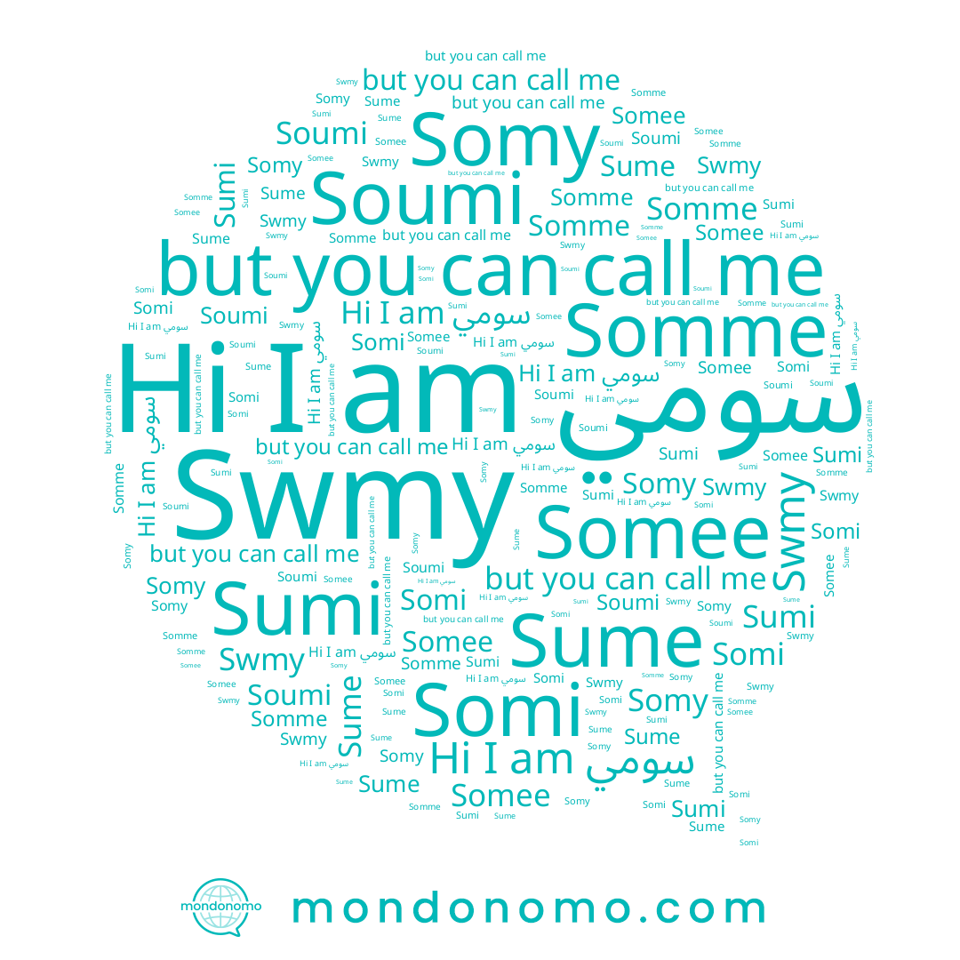 name سومي, name Soumi, name Somi, name Sumi, name Somme, name Sume, name Somee, name Swmy, name Somy