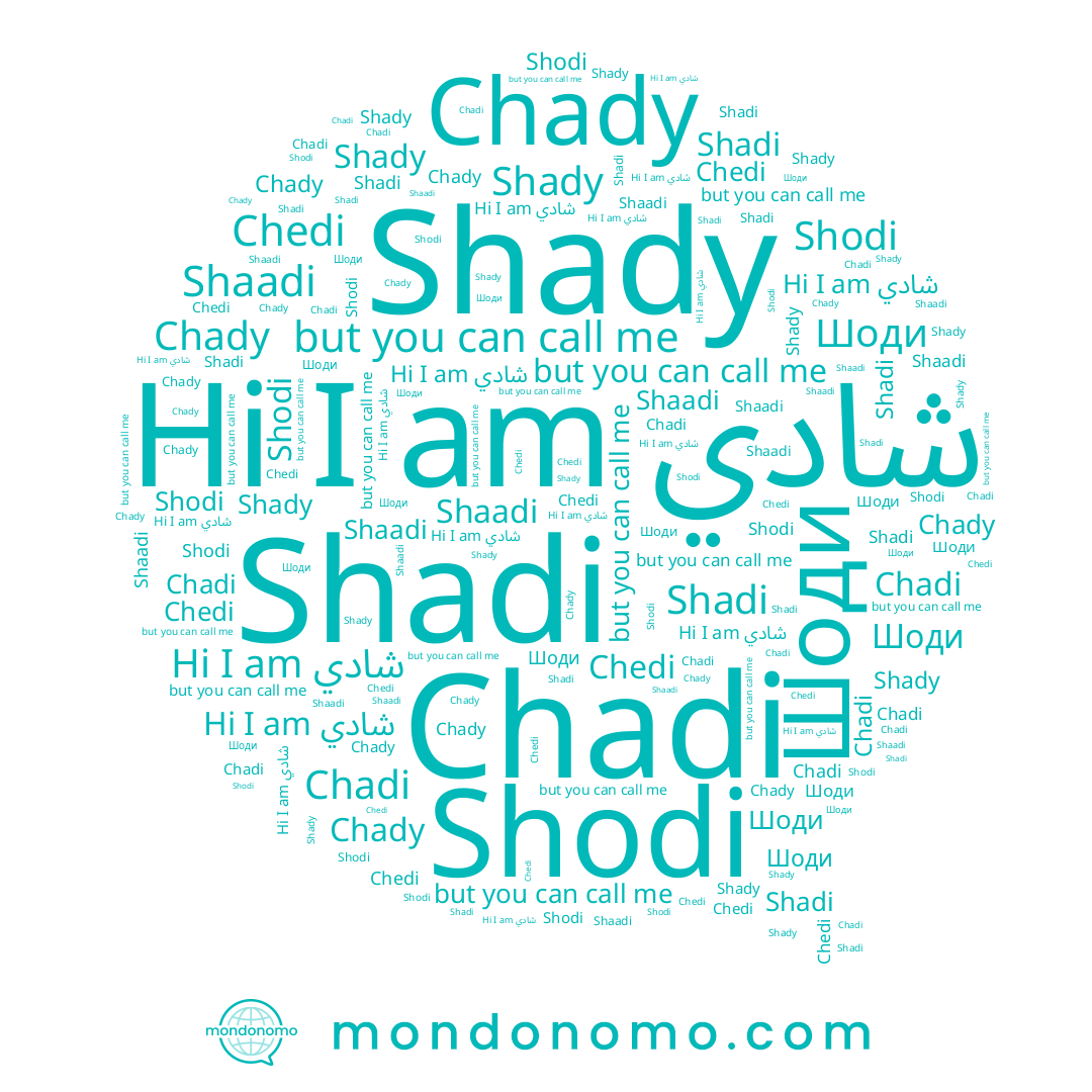 name Shadi, name Chadi, name Шоди, name Shaadi, name Shady, name Chedi, name Shodi, name شادي, name Chady