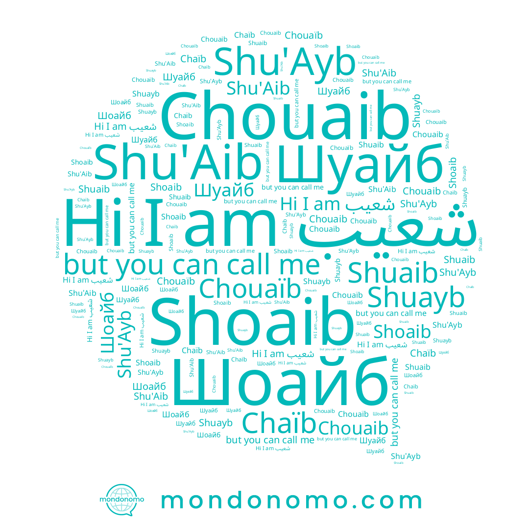 name Shoaib, name Shuaib, name Chouaïb, name Shu'Aib, name Шоайб, name Chouaib, name شعيب, name Shuayb, name Chaïb, name Шуайб, name Shu'Ayb