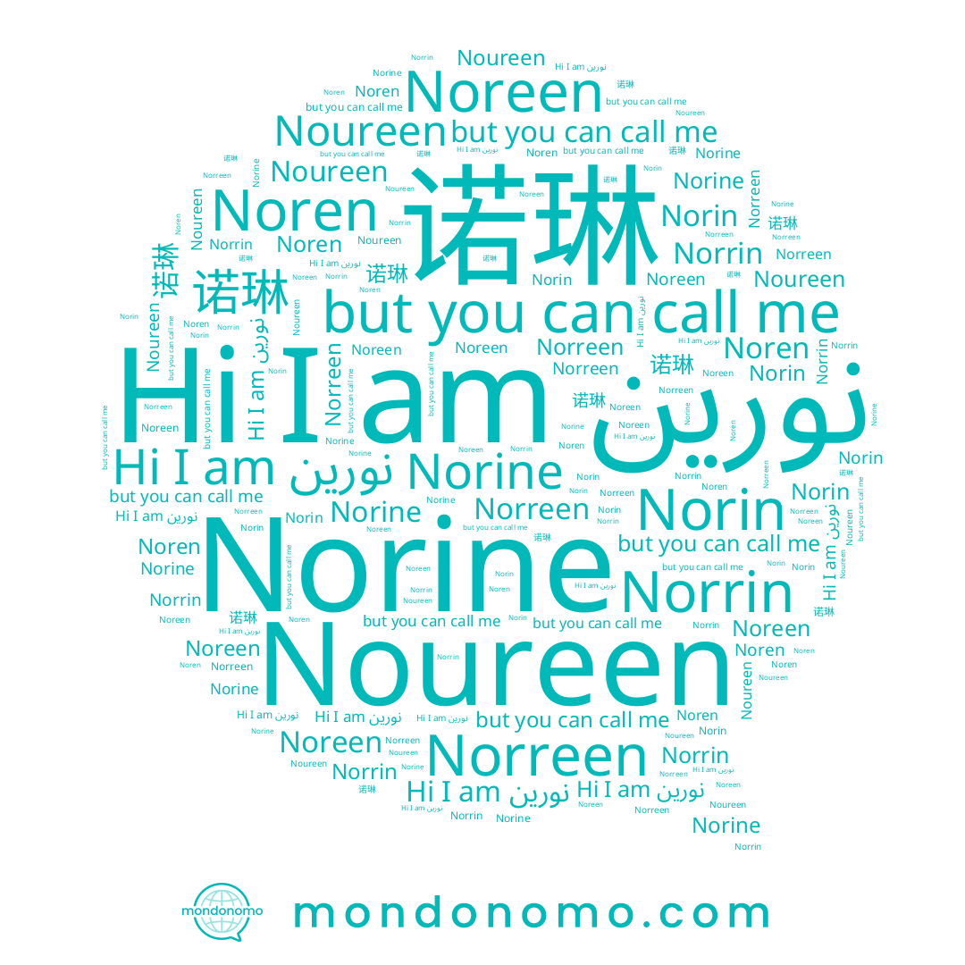 name Norin, name Norine, name Norreen, name Noreen, name نورين, name Norrin, name Noren, name 诺琳