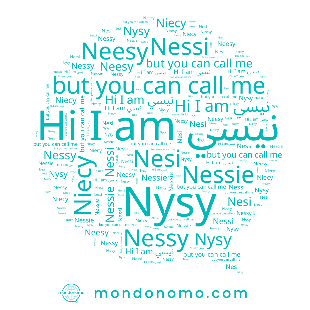 name Niecy, name Nessy, name Nessie, name Nessi, name نيسي, name Nysy, name Nesi, name Neesy