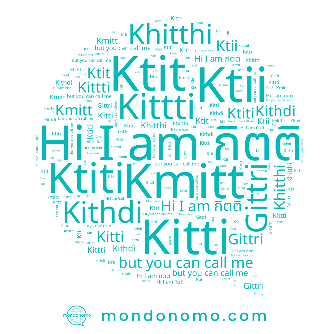 name Kithdi, name Kittti, name Gittri, name กิตติ, name Kitti, name Ktit, name Ktii, name Khitthi, name Kmitt, name Ktiti
