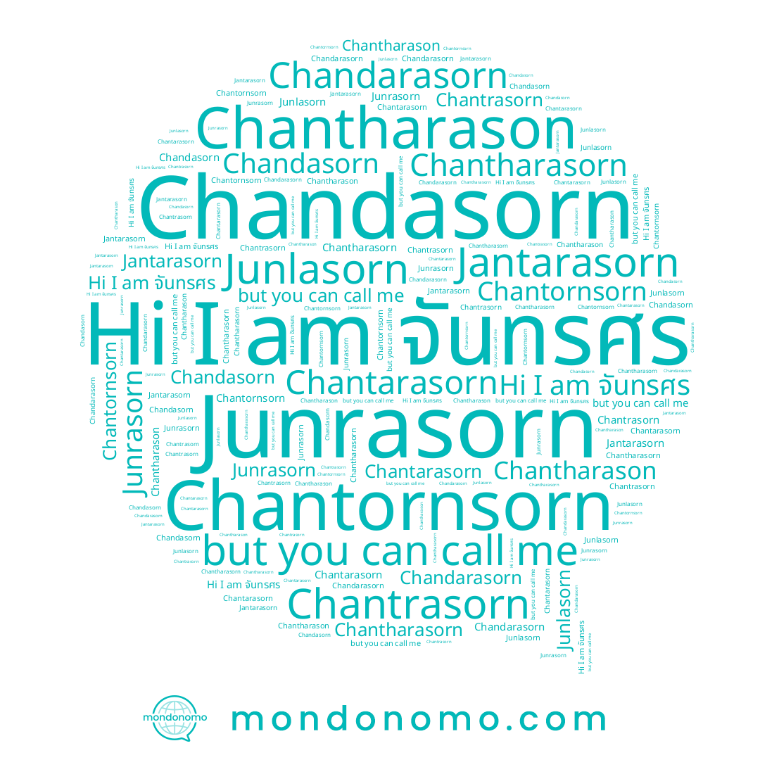 name Chantharasorn, name Junrasorn, name Chandasorn, name Chantornsorn, name Junlasorn, name Chantharason, name Jantarasorn, name จันทรศร, name Chantarasorn, name Chantrasorn, name Chandarasorn