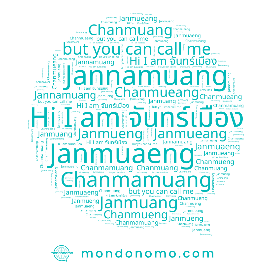 name Chanmamuang, name Janmueng, name Chanmueng, name Chanmuang, name Jannamuang, name Janmueang, name Chanmueang, name Janmuang, name Janmuaeng, name จันทร์เมือง