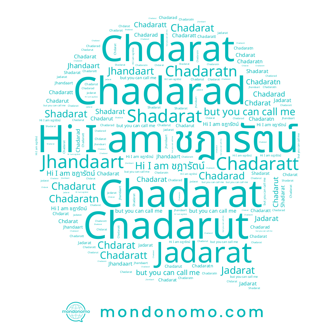 name Jhandaart, name Jadarat, name Chadarut, name Chadarat, name ชฎารัตน์, name Chadaratn, name Chadarad, name Chdarat, name Shadarat, name Chadaratt