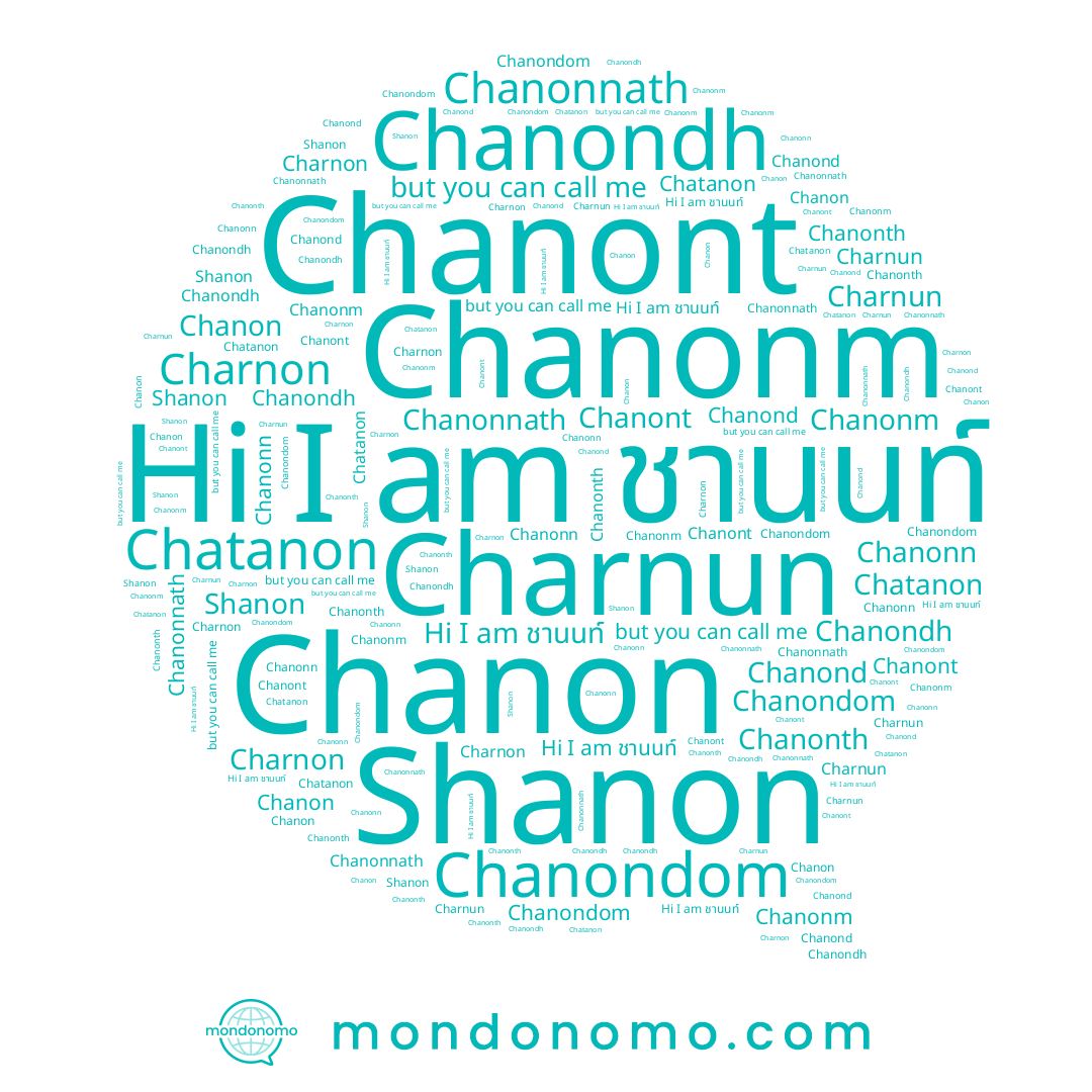 name Chanonnath, name Charnun, name Chanonm, name Chanondh, name Chanon, name Chanondom, name ชานนท์, name Chanond, name Chanonth, name Chanont, name Shanon, name Chatanon, name Chanonn