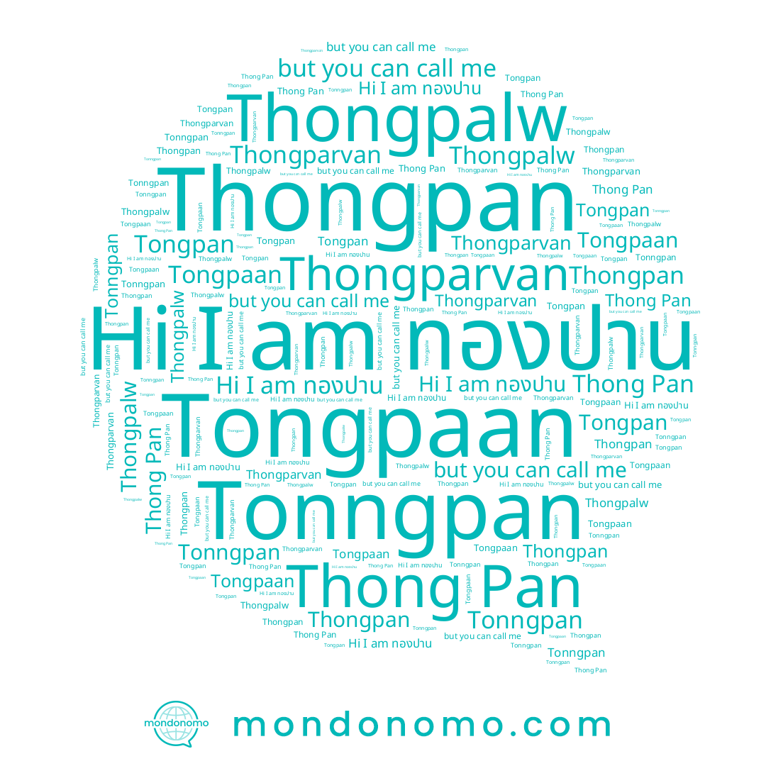 name Thongparvan, name Tongpan, name Thongpan, name ทองปาน, name Tongpaan, name Tonngpan, name Thongpalw