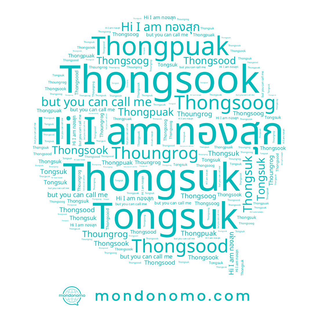 name Thongsuk, name Tongsuk, name Thoungrog, name ทองสุก, name Thongpuak, name Thongsood, name Thongsoog, name Thongsook