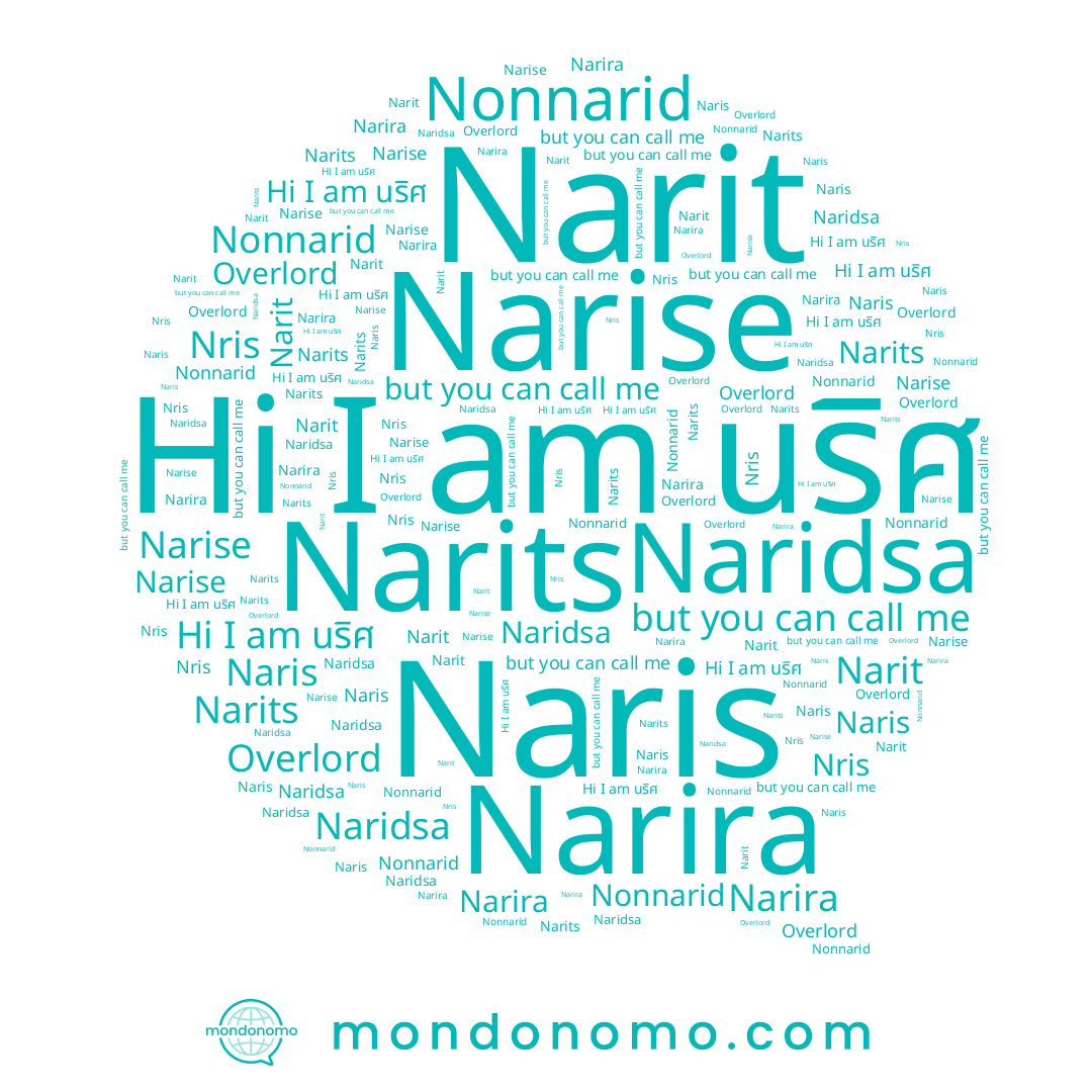 name Narira, name Naridsa, name Narit, name Narise, name Narits, name Overlord, name นริศ, name Naris, name Nonnarid