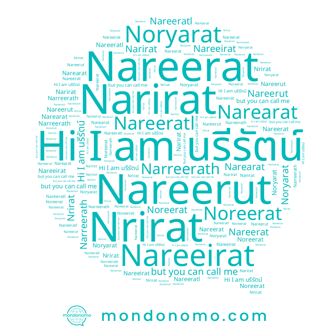 name Nareeratl, name Nareeirat, name Narirat, name Narreerath, name Noryarat, name Noreerat, name Nareerat, name Nrirat, name นรีรัตน์, name Nareerut, name Narearat