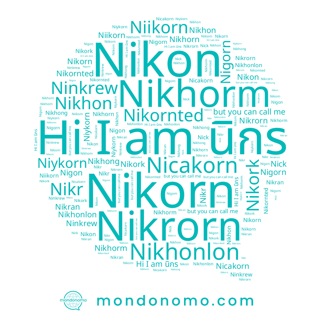 name Ninkrew, name Nikornted, name Nikhonlon, name Nikhon, name Nicakorn, name Niikorn, name นิกร, name Nikhorn, name Nick, name Nikork, name Nikr, name Nikhong, name Nikon, name Nikorn, name Nikran, name Niykorn, name Nikhorm, name Nikrorn, name Nigon