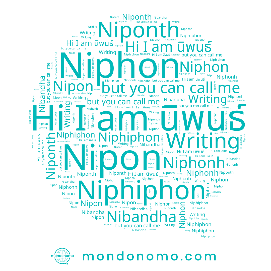 name นิพนธ์, name Niphon, name Niponth, name Nipon, name Nibandha, name Niphonh, name Niphiphon