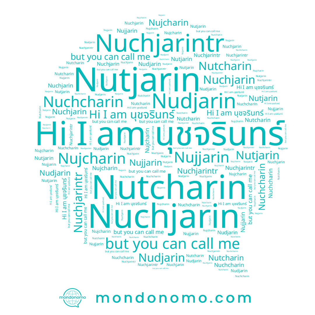 name Nuchcharin, name Nuchjarin, name Nutjarin, name นุชจรินทร์, name Nujcharin, name Nutcharin, name Nujjarin