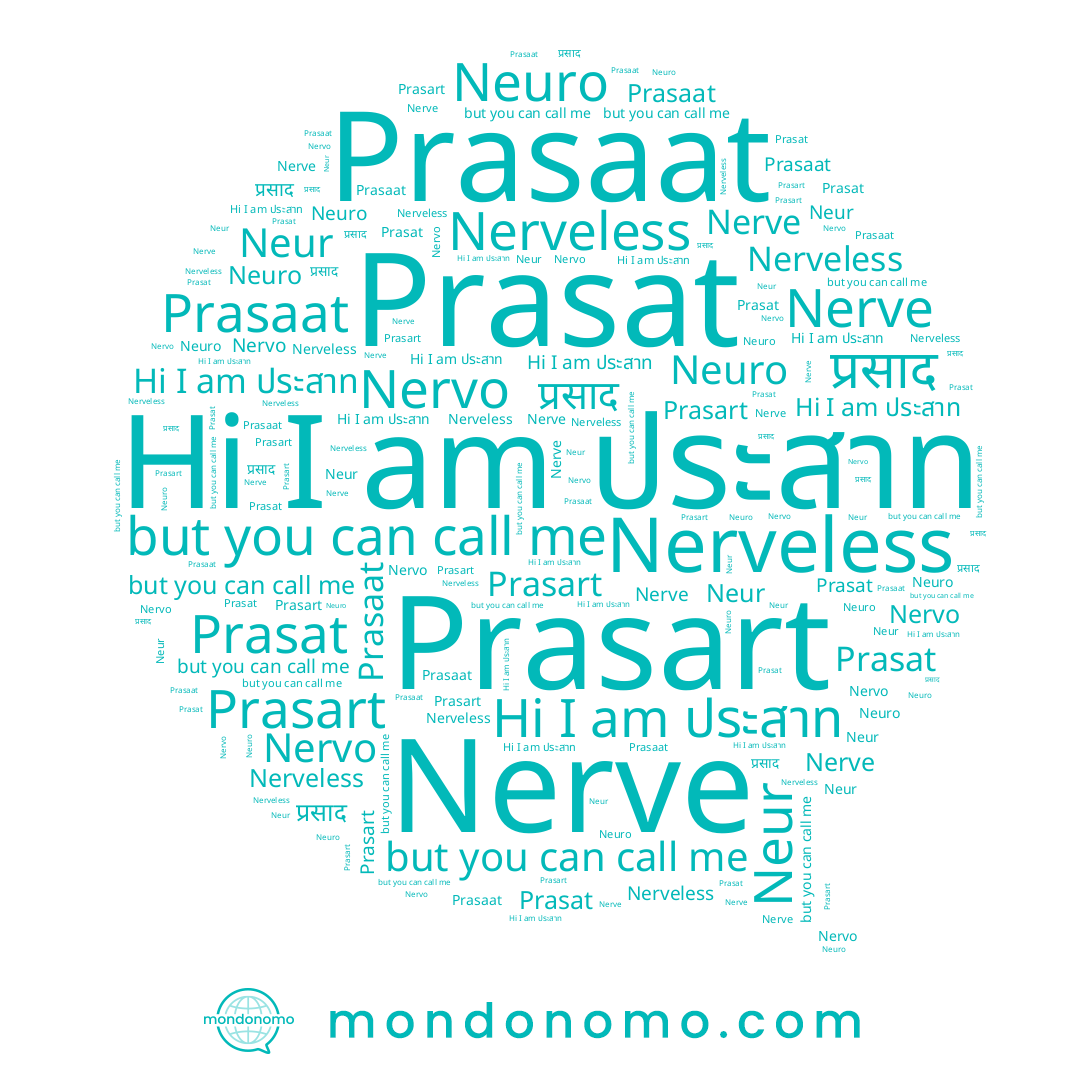 name Prasaat, name Prasart, name Nervo, name प्रसाद, name ประสาท, name Prasat, name Nerveless, name Neur