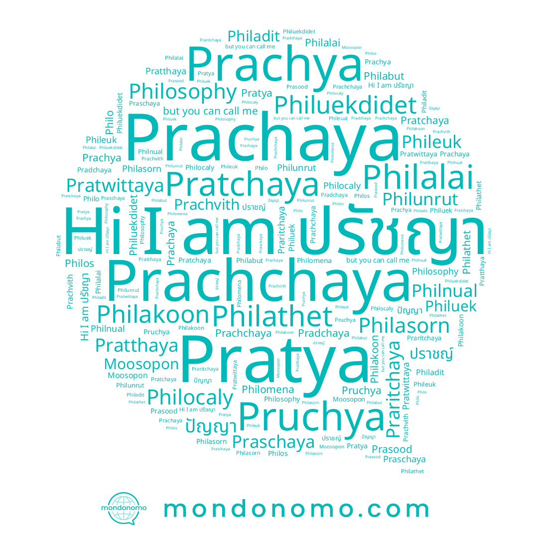 name Philomena, name Philadit, name Prachya, name Praschaya, name Prachchaya, name Philasorn, name Philo, name Philabut, name ปราชญ์, name Pratya, name Philos, name Pratthaya, name ปรัชญา, name Philuek, name Prasood, name Phileuk, name Prachvith, name Prachaya, name Praritchaya, name Philathet, name Pratchaya, name Pruchya, name Pratwittaya, name Philalai, name Moosopon, name Philnual, name Philuekdidet, name Philunrut, name Pradchaya, name ปัญญา, name Philakoon