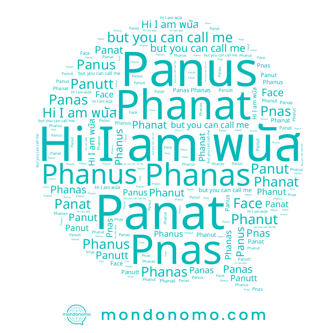 name Panutt, name Phanus, name Panat, name Panus, name Phanat, name Pnas, name Panas, name Phanut, name Phanas, name Panut, name Face, name พนัส