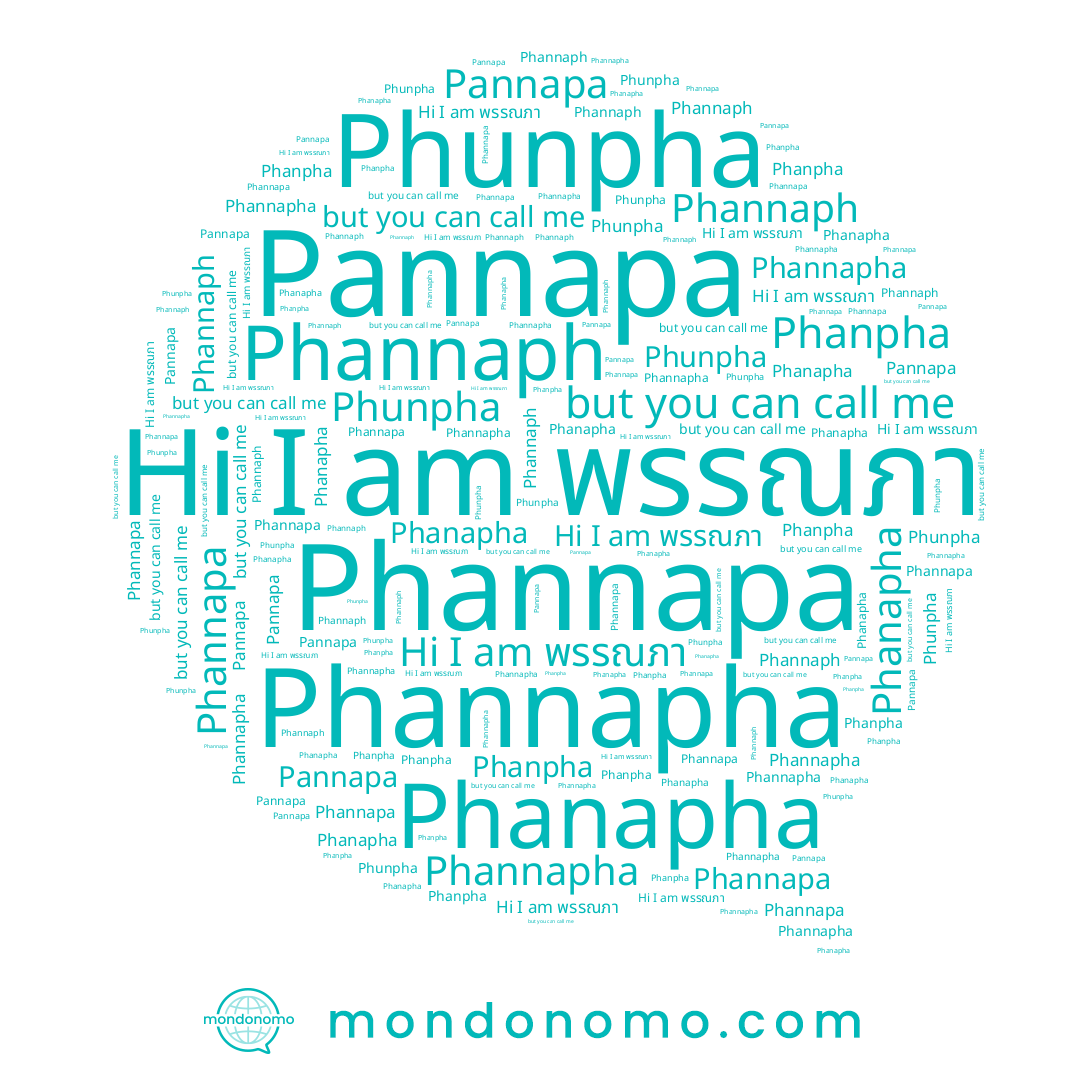 name Phannapa, name Phannapha, name Phunpha, name Pannapa, name Phanpha, name Phannaph, name Phanapha, name พรรณภา