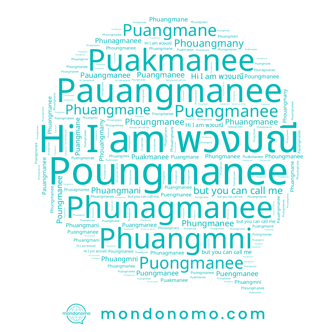 name Phuangmani, name Phunagmanee, name Poungmanee, name Phuangmanee, name Pauangmanee, name Phouangmany, name พวงมณี, name Puengmanee, name Phoungmanee, name Puongmanee, name Puangmanee, name Phuangmni, name Phuangmane, name Puangmane, name Puakmanee, name Phungmanee