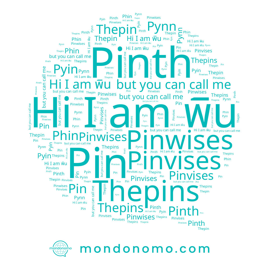 name Pynn, name Pinwises, name Thepins, name Pinvises, name Pin, name พิน, name Pinth, name Pyin, name Phin, name Thepin