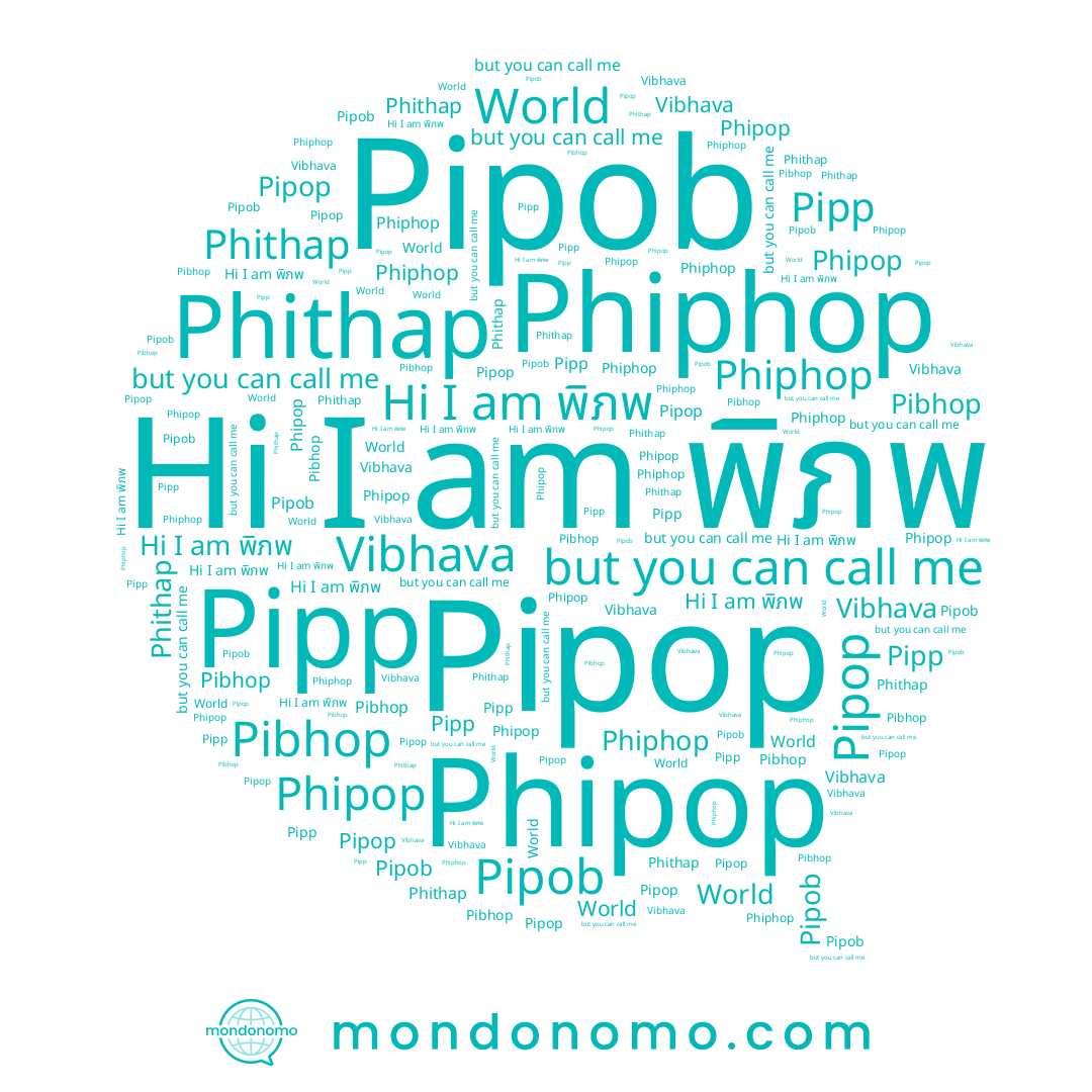 name Pipp, name Phithap, name Vibhava, name พิภพ, name Phiphop, name World, name Pipob, name Phipop, name Pibhop, name Pipop