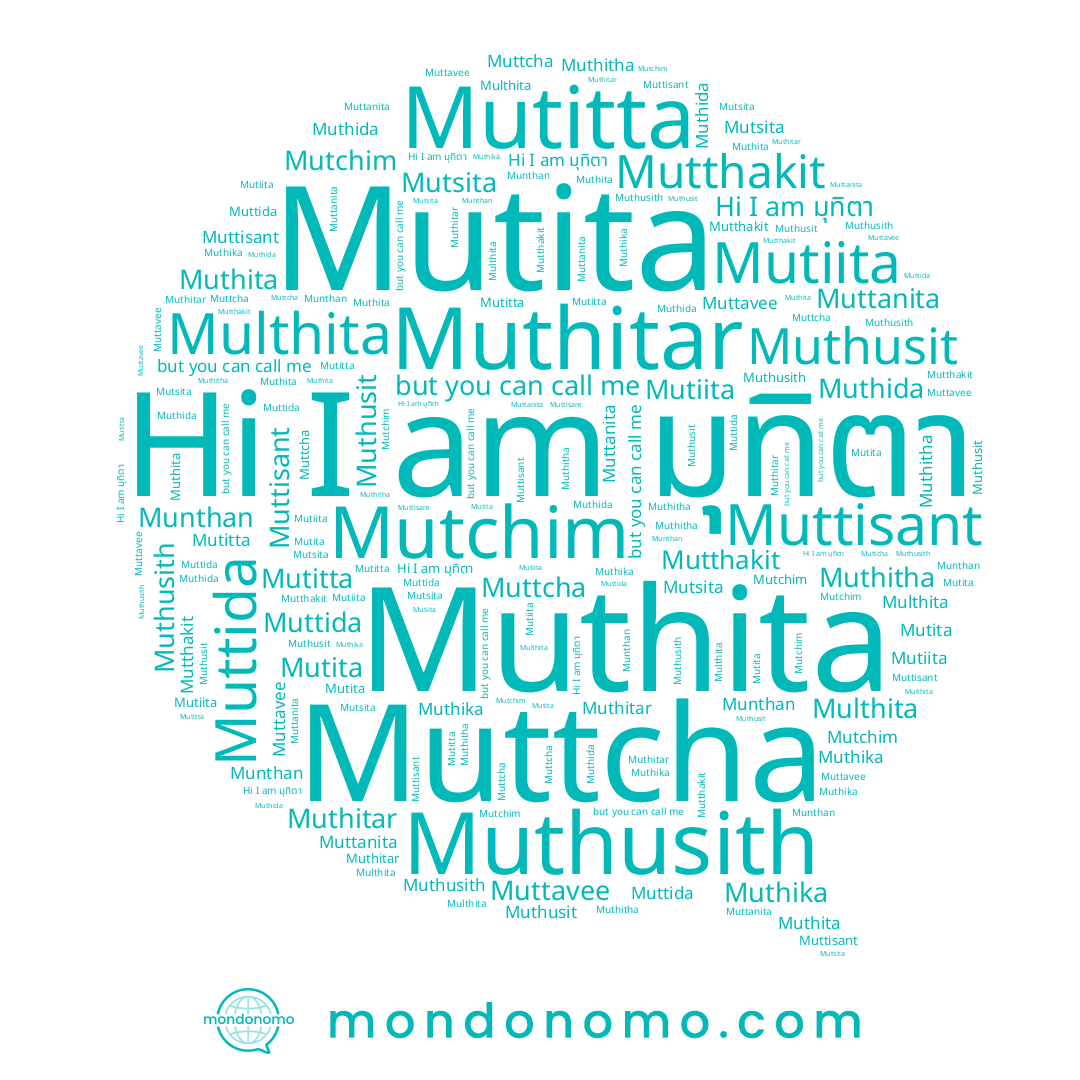 name Muthusith, name Muttida, name Mutsita, name Muttanita, name Muttisant, name Mutita, name Muttavee, name Munthan, name Muthusit, name Mutthakit, name Mutchim, name Mutitta, name Multhita, name Muthitha, name Muthika, name Muthitar, name Muthida, name Muthita, name Mutiita, name มุทิตา, name Muttcha