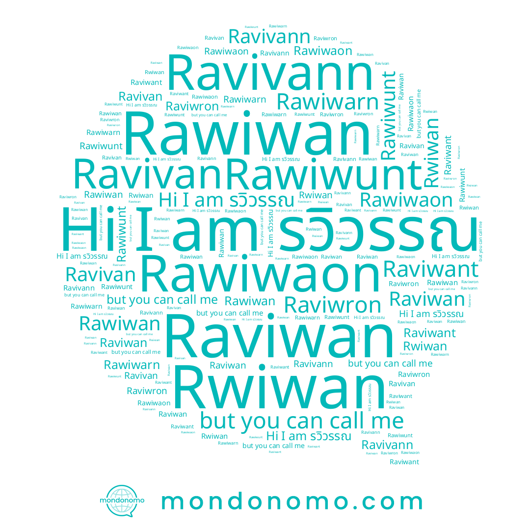 name Raviwant, name Rawiwarn, name รวิวรรณ, name Raviwan, name Rawiwaon, name Ravivann, name Rawiwan, name Rwiwan