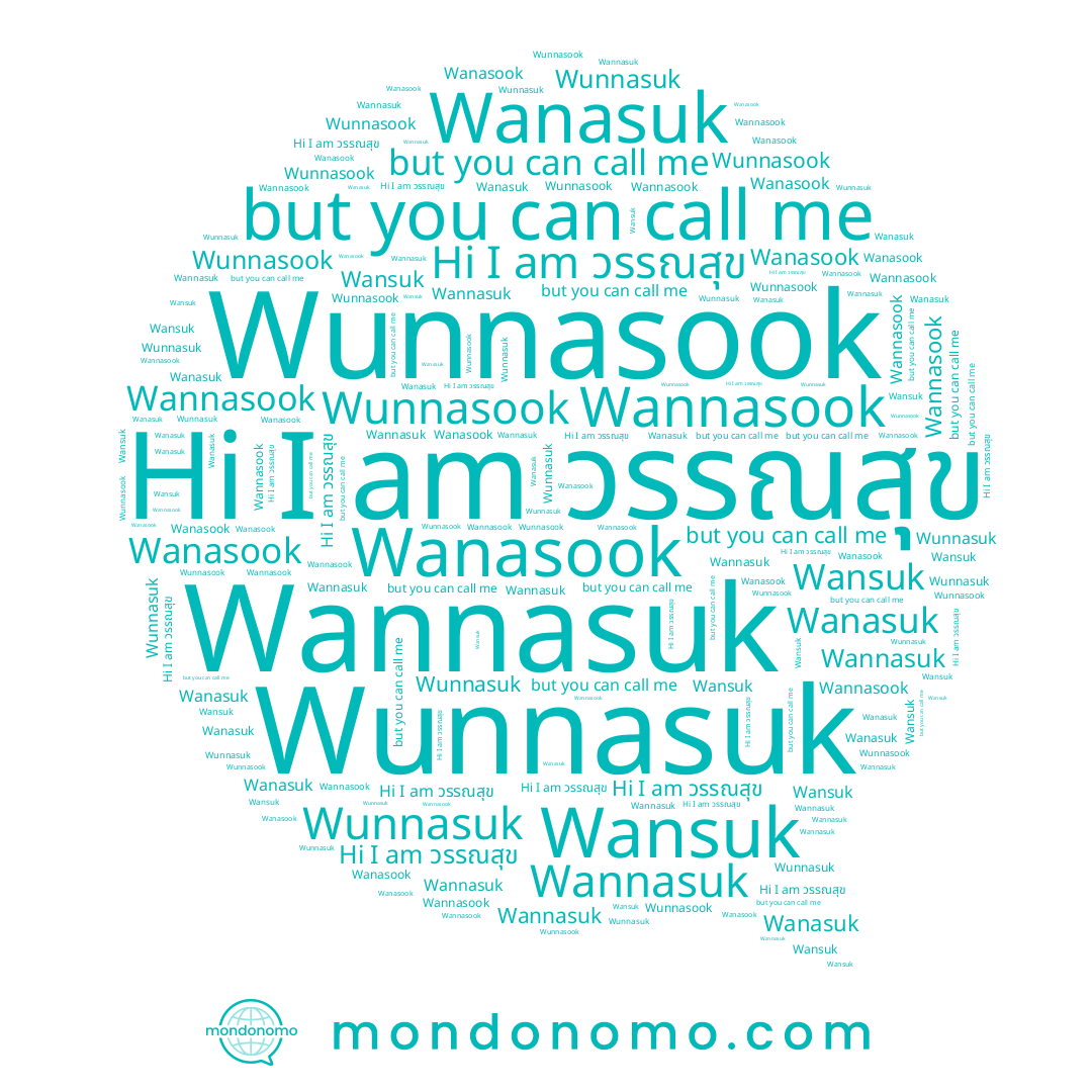 name Wunnasuk, name Wanasook, name วรรณสุข, name Wannasuk, name Wannasook, name Wansuk, name Wunnasook, name Wanasuk
